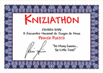 Diploma certificado Kniziarhón Córdoba 2006